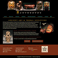 art gallery website designer