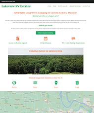 Troy MO long-term camping website designer